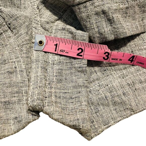 Express Gray Linen Sailor Shorts - Size 8 - Picture 13 of 16